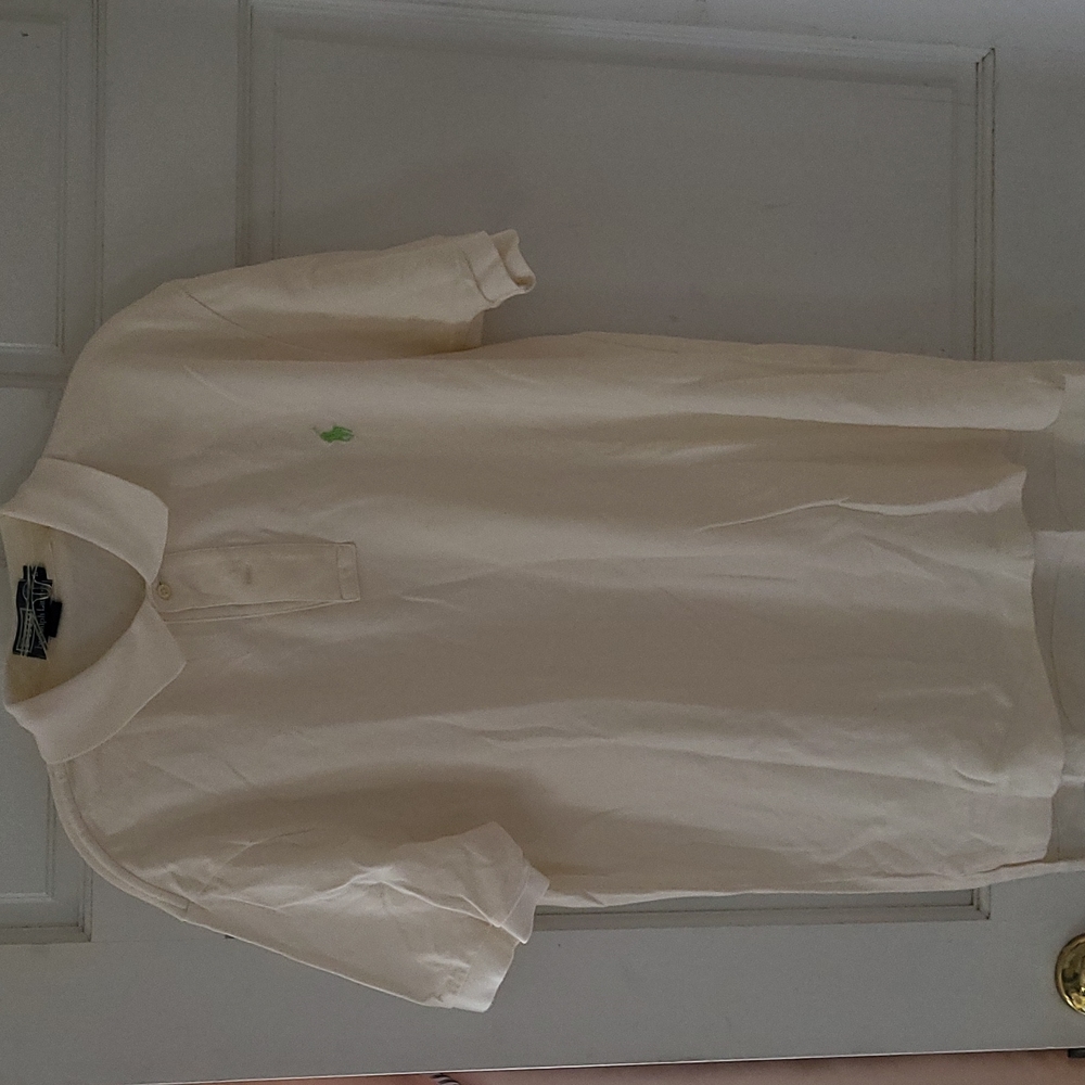 Ralph Lauren Cream Polo, Large